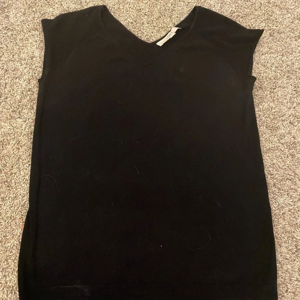Black tank top